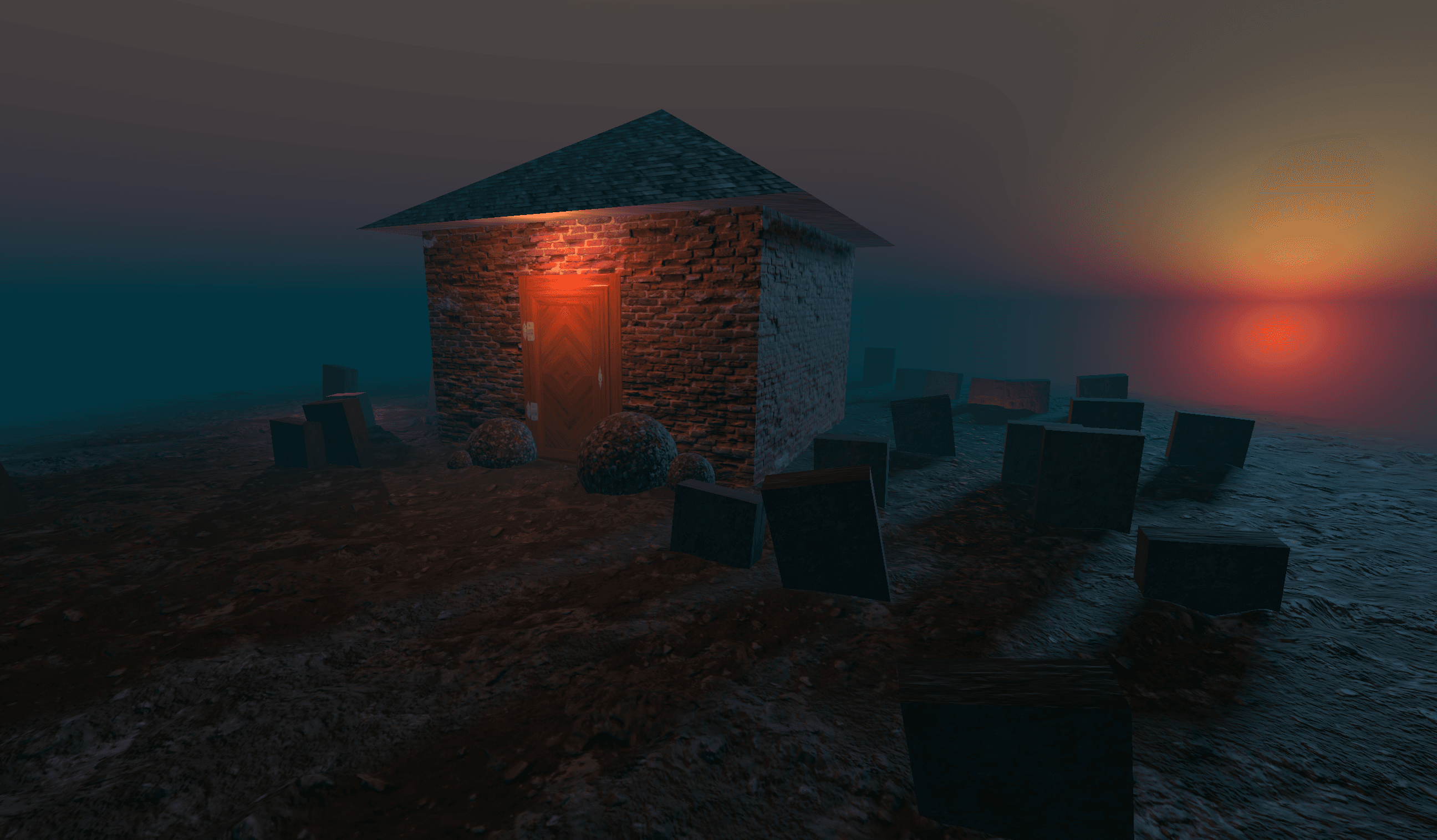 Three.js Haunted House
